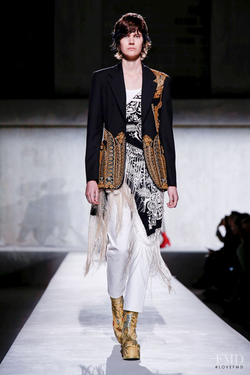 Jamily Meurer Wernke featured in  the Dries van Noten fashion show for Spring/Summer 2020