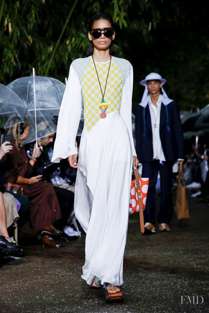 Annibelis Baez featured in  the Lanvin fashion show for Spring/Summer 2020