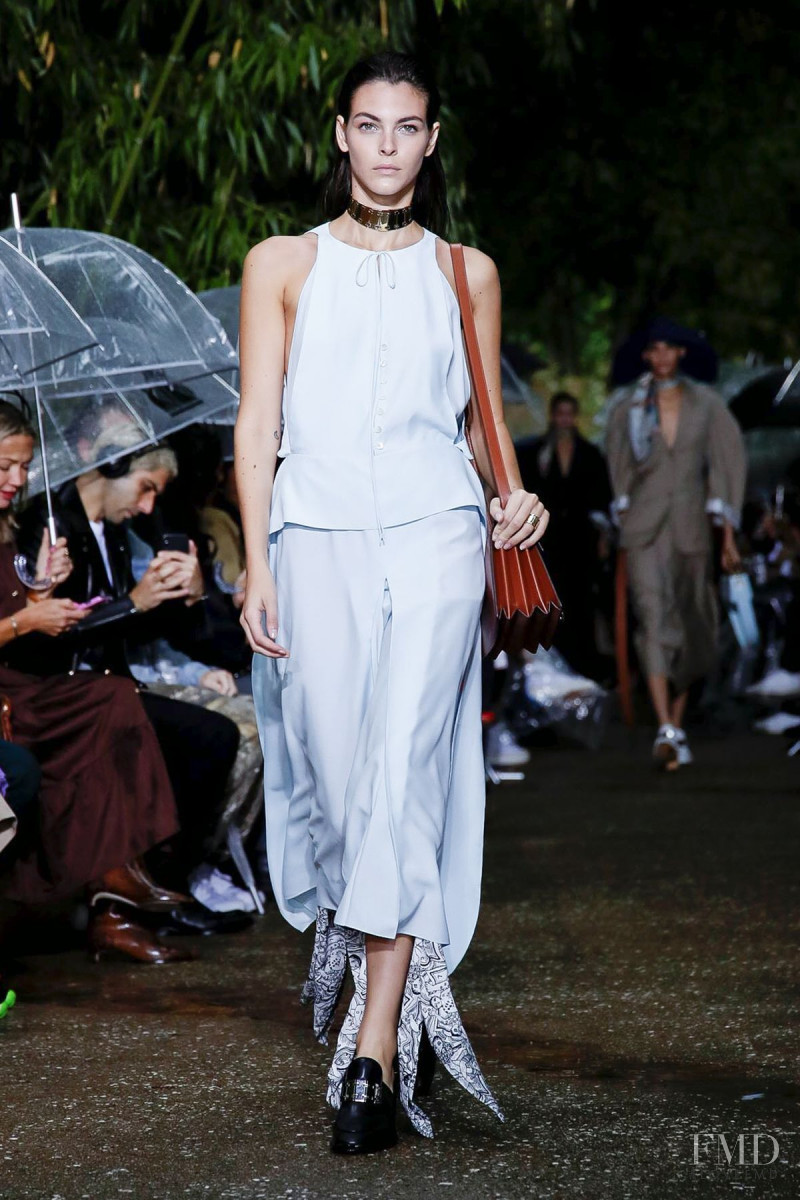 Vittoria Ceretti featured in  the Lanvin fashion show for Spring/Summer 2020