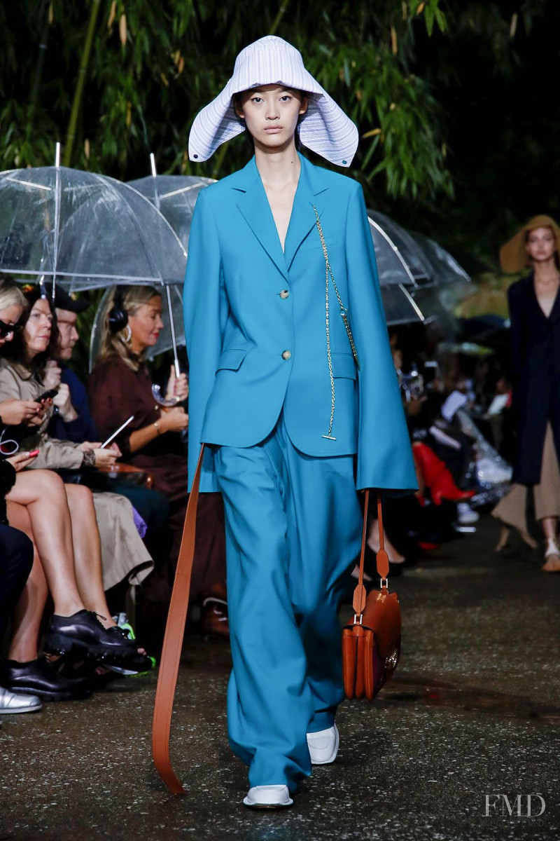 Jiang Ruiqi featured in  the Lanvin fashion show for Spring/Summer 2020