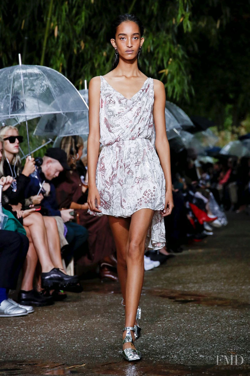 Mona Tougaard featured in  the Lanvin fashion show for Spring/Summer 2020