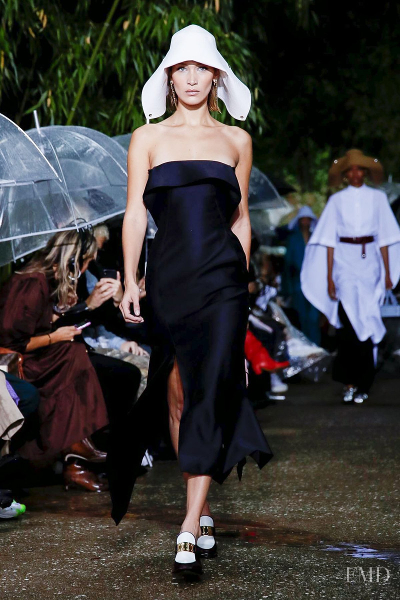 Bella Hadid featured in  the Lanvin fashion show for Spring/Summer 2020