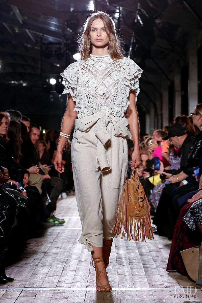 Birgit Kos featured in  the Isabel Marant fashion show for Spring/Summer 2020