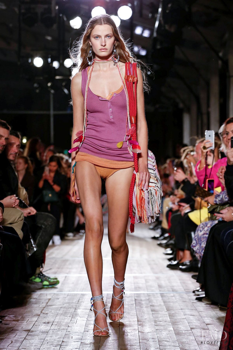 Felice Noordhoff featured in  the Isabel Marant fashion show for Spring/Summer 2020