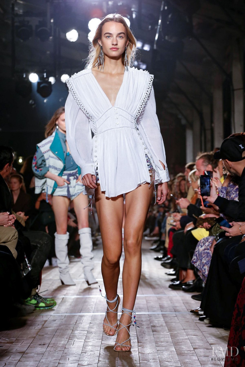 Maartje Verhoef featured in  the Isabel Marant fashion show for Spring/Summer 2020
