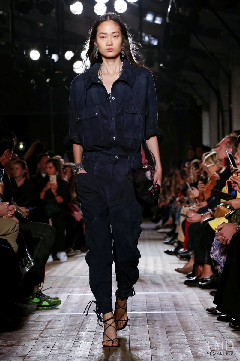 Hyun Ji Shin featured in  the Isabel Marant fashion show for Spring/Summer 2020