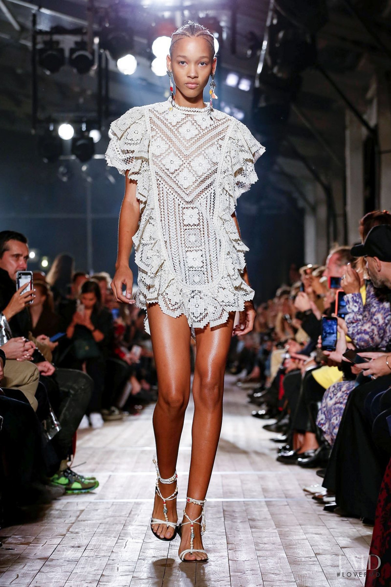 Sculy Mejia Escobosa featured in  the Isabel Marant fashion show for Spring/Summer 2020