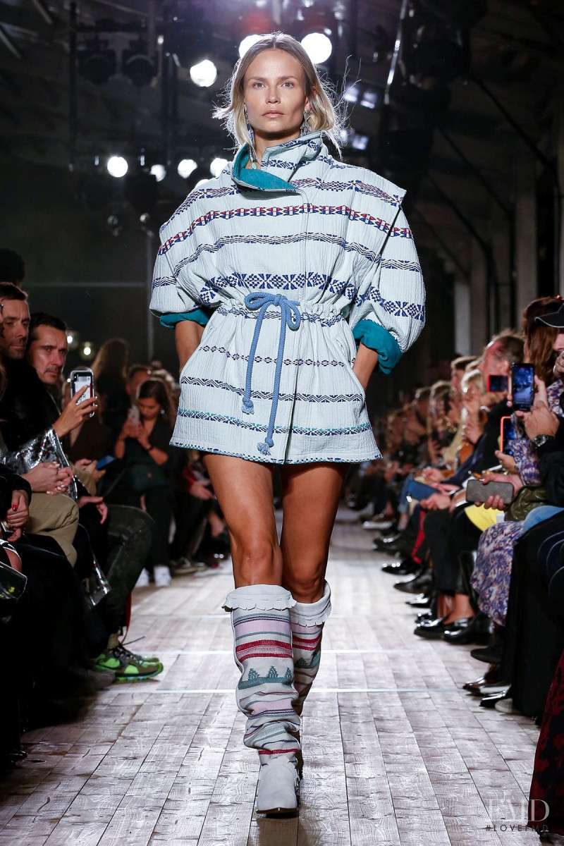 Natasha Poly featured in  the Isabel Marant fashion show for Spring/Summer 2020