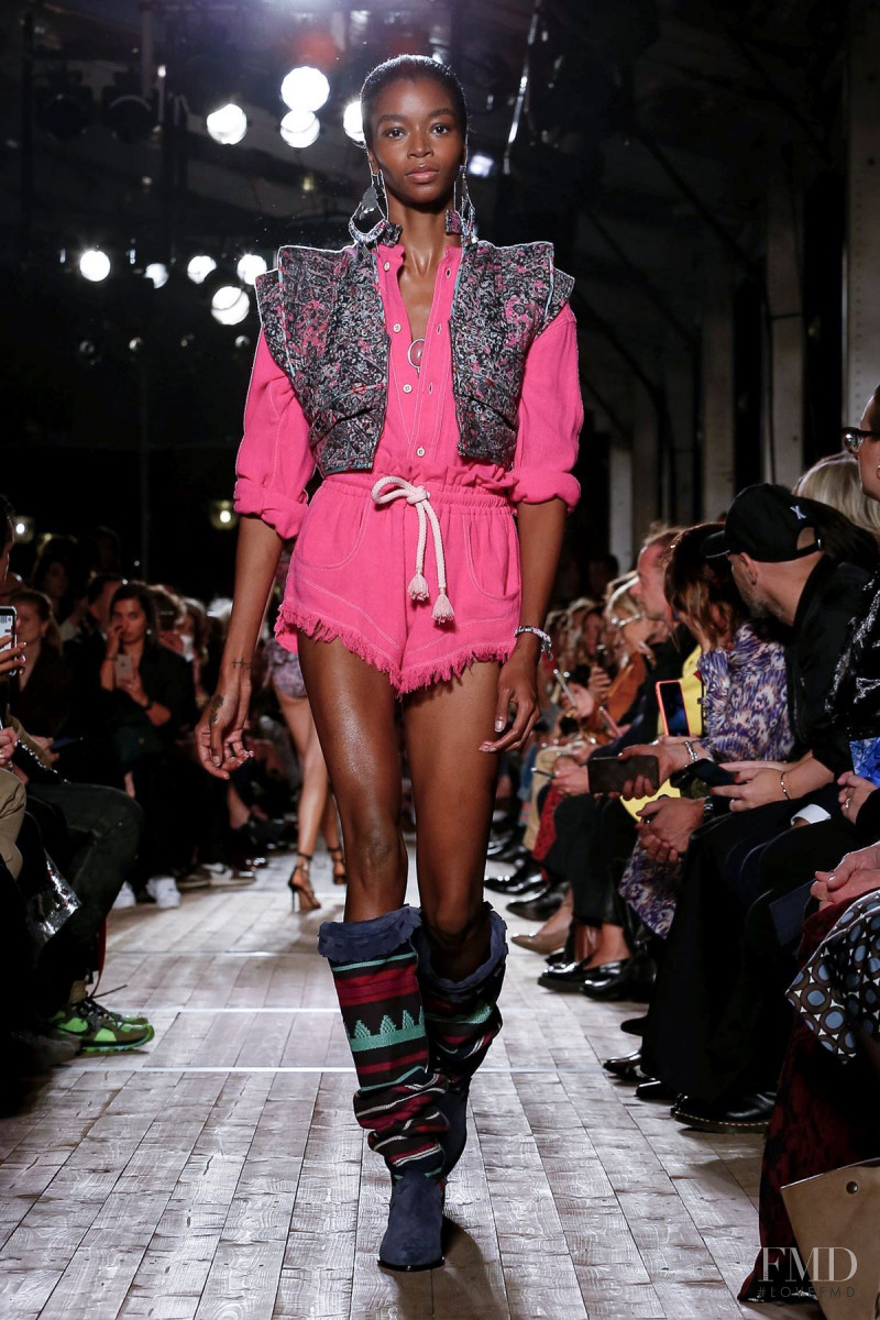 Kyla Ramsey featured in  the Isabel Marant fashion show for Spring/Summer 2020