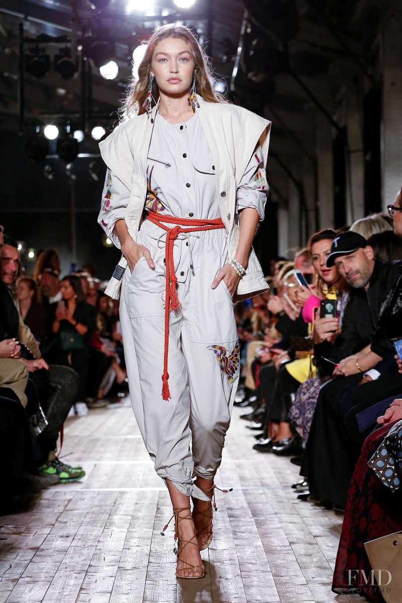Gigi Hadid featured in  the Isabel Marant fashion show for Spring/Summer 2020