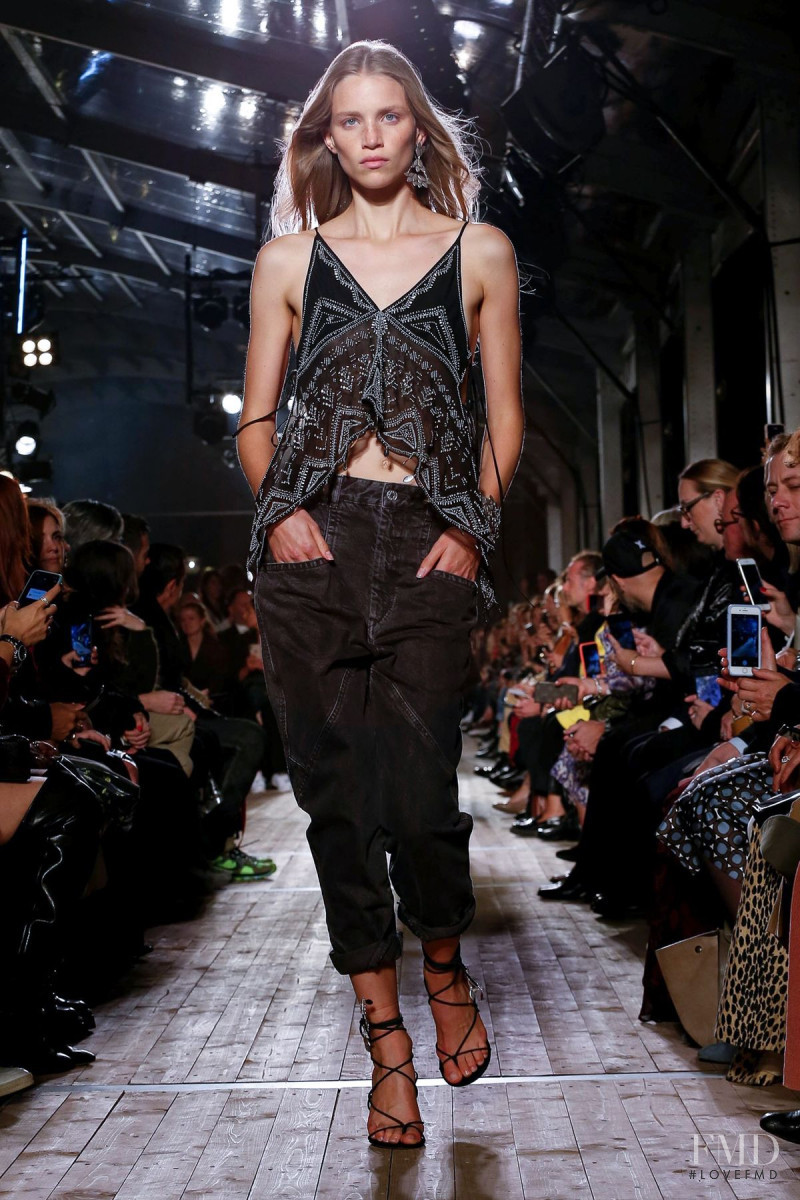 Rebecca Leigh Longendyke featured in  the Isabel Marant fashion show for Spring/Summer 2020