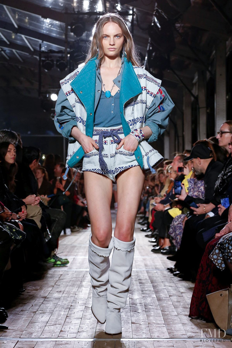 Fran Summers featured in  the Isabel Marant fashion show for Spring/Summer 2020
