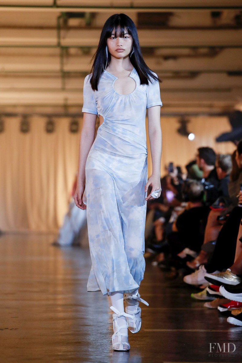 Chun Jin featured in  the Off-White fashion show for Spring/Summer 2020