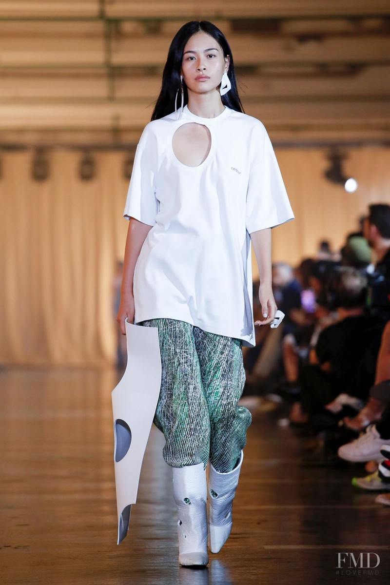 Lala Takahashi featured in  the Off-White fashion show for Spring/Summer 2020