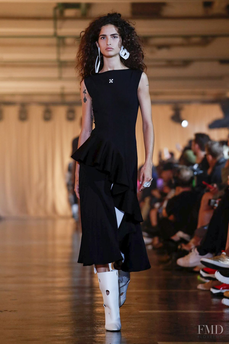 Chiara Scelsi featured in  the Off-White fashion show for Spring/Summer 2020