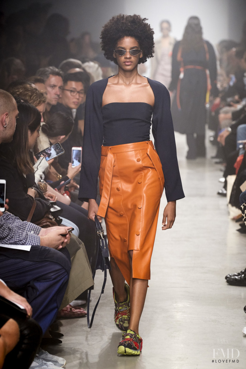 Kimberly Gelabert featured in  the Rokh fashion show for Spring/Summer 2020