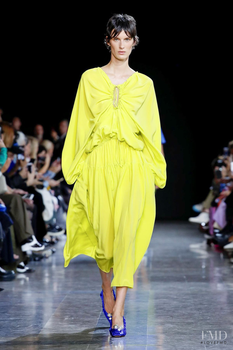 Marte Mei van Haaster featured in  the Rochas fashion show for Spring/Summer 2020