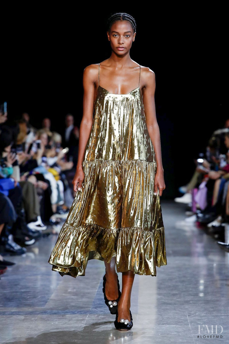 Karly Loyce featured in  the Rochas fashion show for Spring/Summer 2020