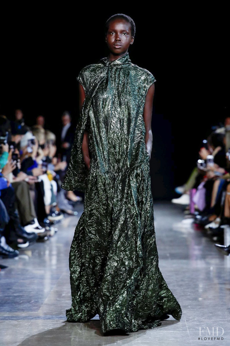 Ajok Madel featured in  the Rochas fashion show for Spring/Summer 2020