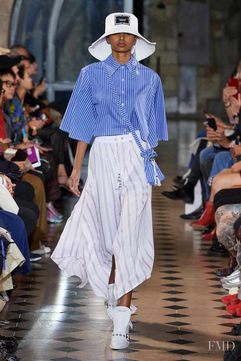 Ayesha Djwala featured in  the VICTORIA/TOMAS fashion show for Spring/Summer 2020