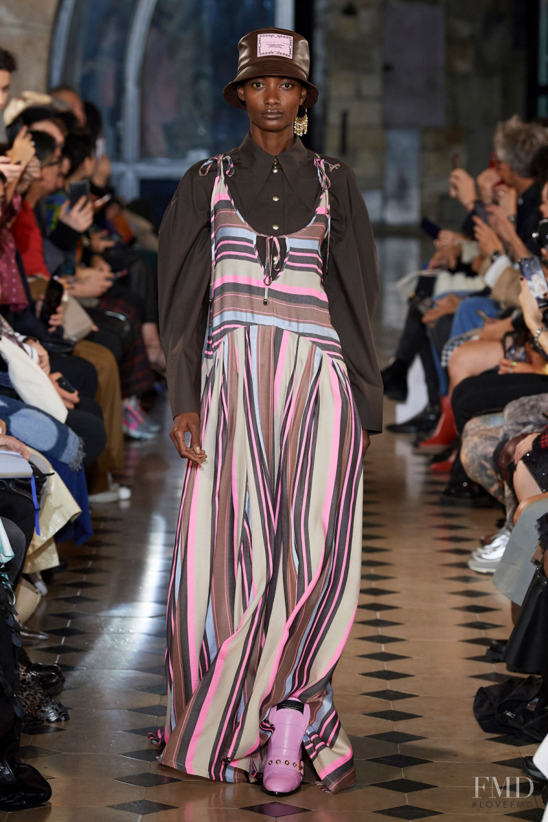 Mame Camara featured in  the VICTORIA/TOMAS fashion show for Spring/Summer 2020