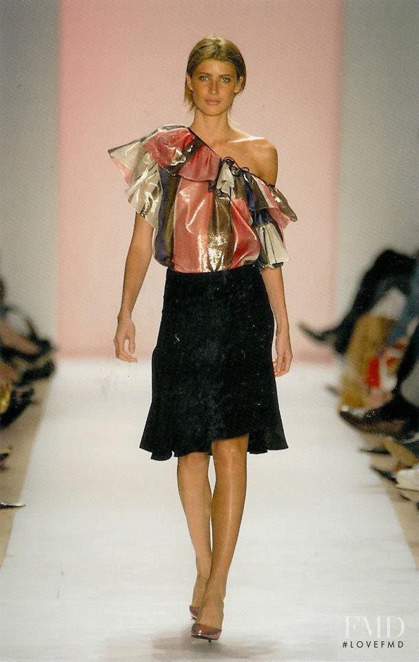 Michelle Alves featured in  the Matthew Williamson fashion show for Spring/Summer 2004
