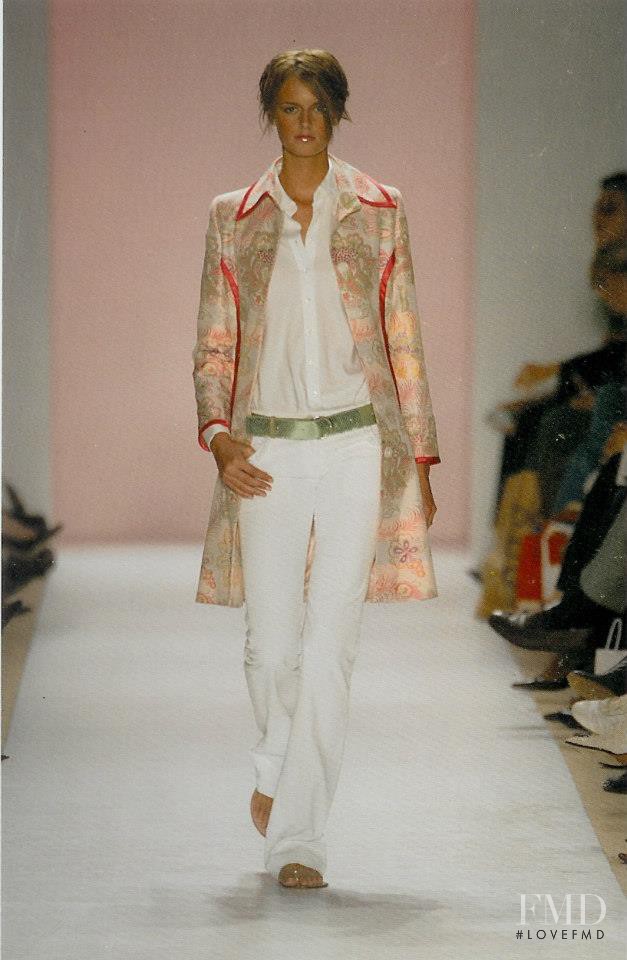 Jacquetta Wheeler featured in  the Matthew Williamson fashion show for Spring/Summer 2004