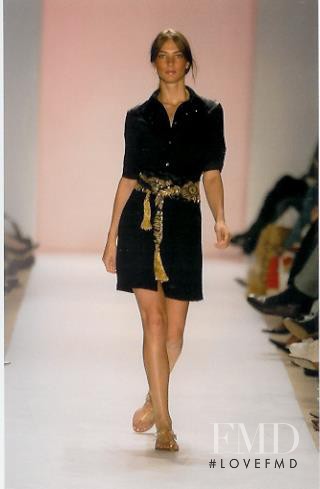 Jessica Miller featured in  the Matthew Williamson fashion show for Spring/Summer 2004