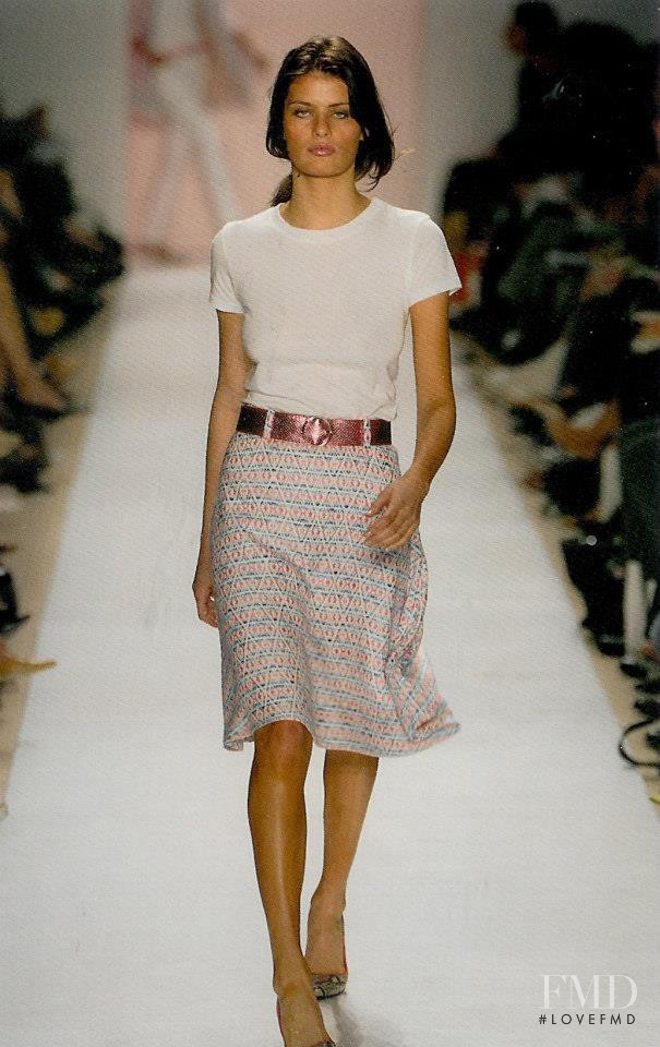 Isabeli Fontana featured in  the Matthew Williamson fashion show for Spring/Summer 2004