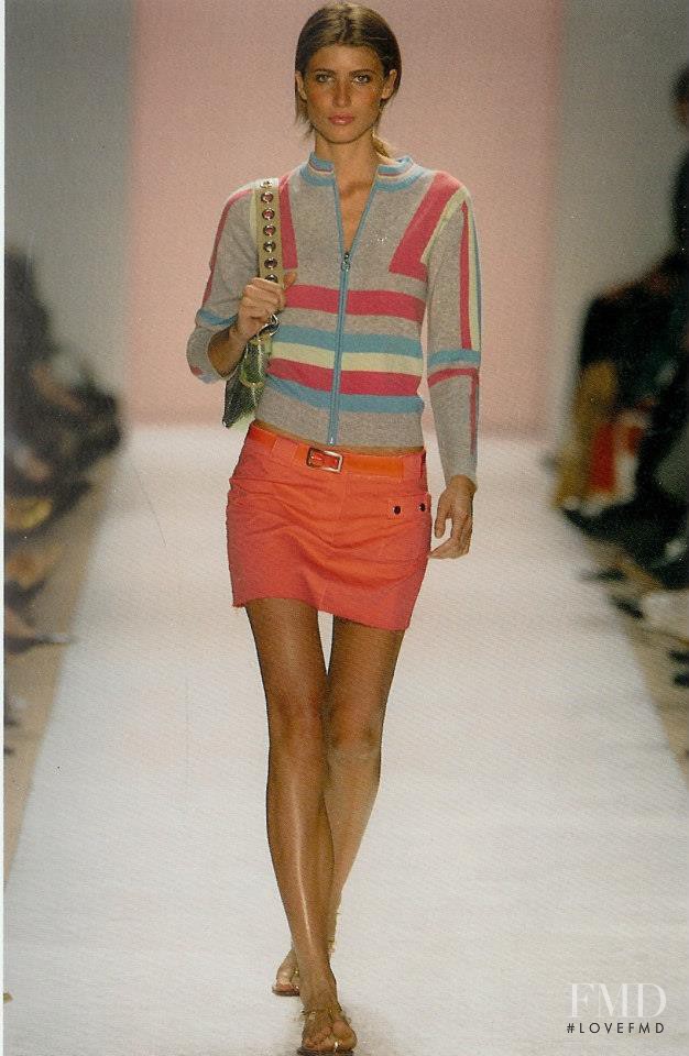 Michelle Alves featured in  the Matthew Williamson fashion show for Spring/Summer 2004