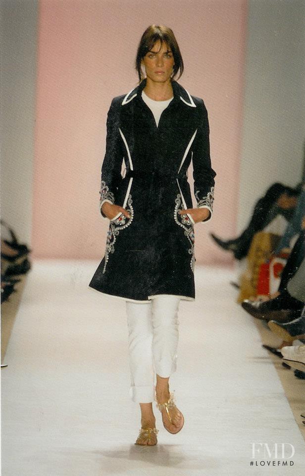 Adrijana Dejanovic featured in  the Matthew Williamson fashion show for Spring/Summer 2004