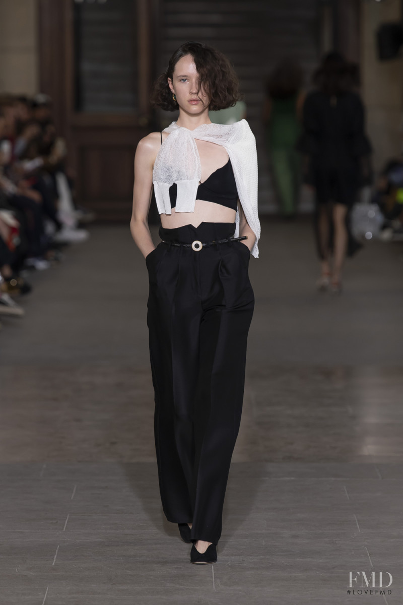 Charlotte ODonnell featured in  the Mame Kurogouchi fashion show for Spring/Summer 2020