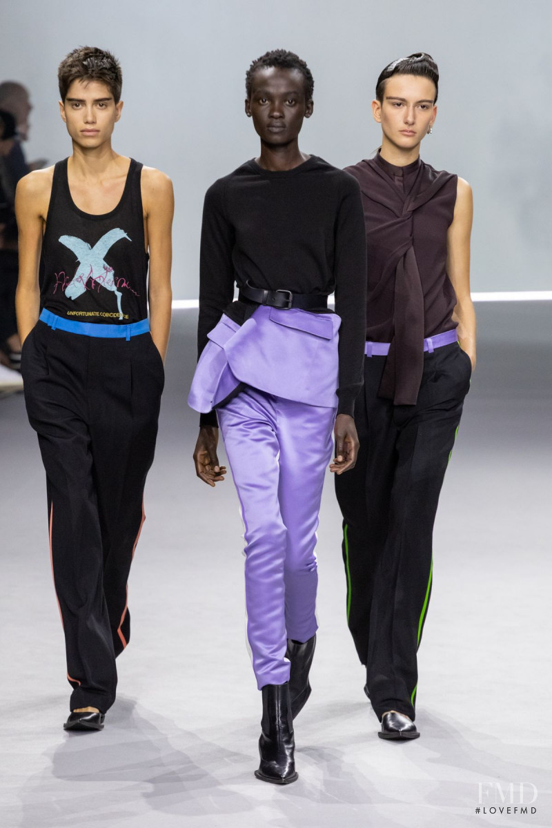 Aliet Sarah Isaiah featured in  the Haider Ackermann fashion show for Spring/Summer 2020