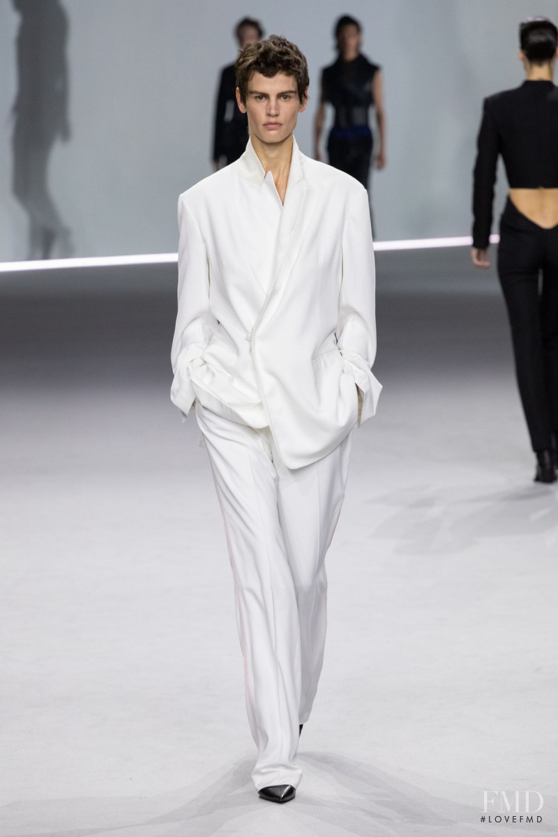 Saskia de Brauw featured in  the Haider Ackermann fashion show for Spring/Summer 2020