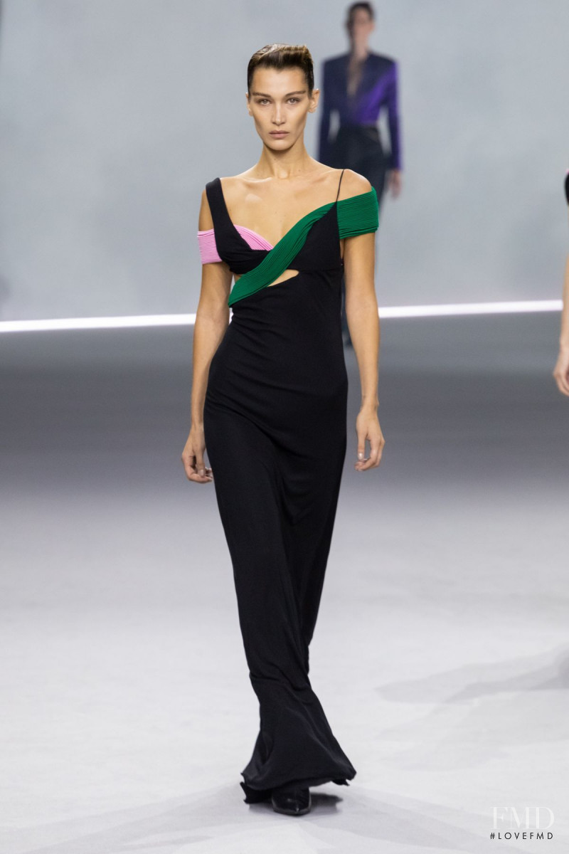 Bella Hadid featured in  the Haider Ackermann fashion show for Spring/Summer 2020