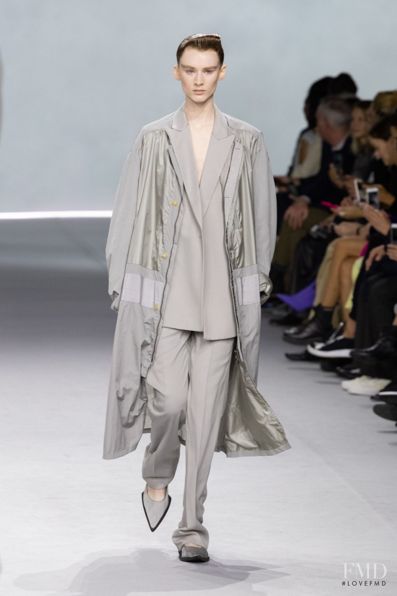 Kaila Wyatt featured in  the Haider Ackermann fashion show for Spring/Summer 2020