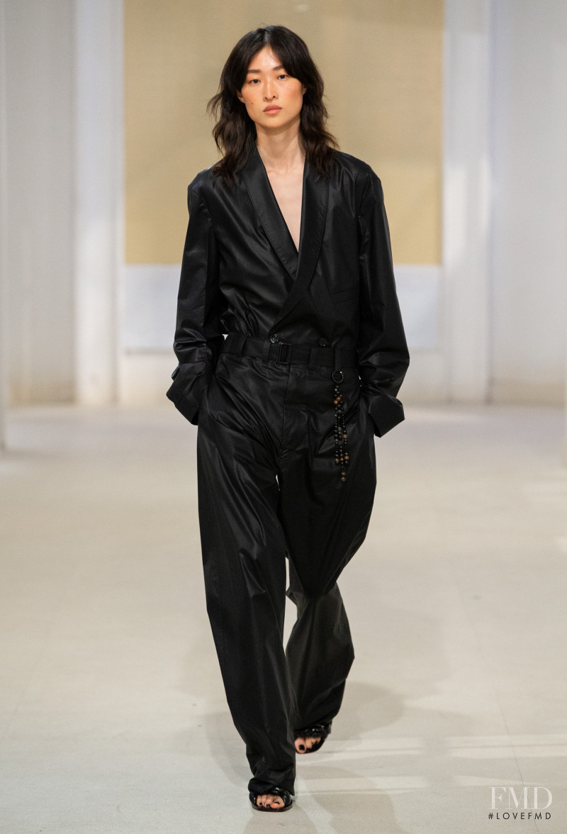 Chu Wong featured in  the Christophe Lemaire fashion show for Spring/Summer 2020