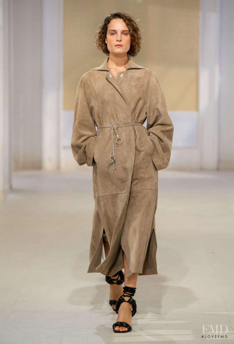 Charlotte Tomaszewska featured in  the Christophe Lemaire fashion show for Spring/Summer 2020