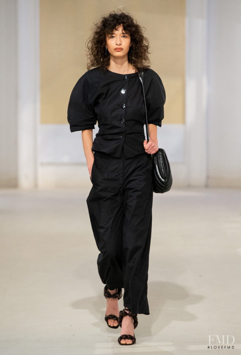Leyla Karim Greiss featured in  the Christophe Lemaire fashion show for Spring/Summer 2020