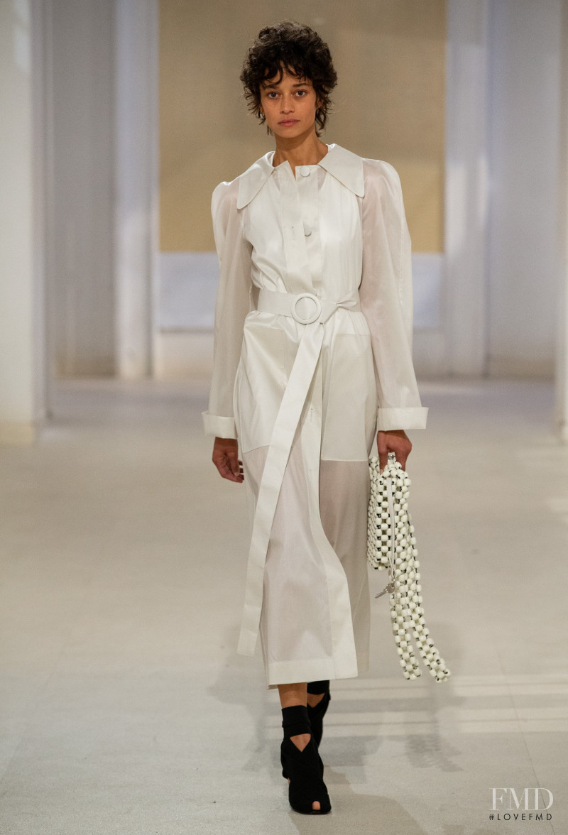 Tandi Reason Dahl featured in  the Christophe Lemaire fashion show for Spring/Summer 2020