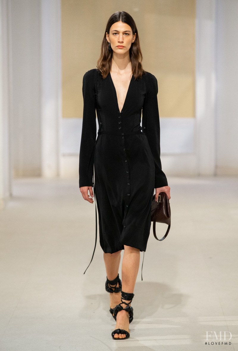 Jill Charlot Kooren featured in  the Christophe Lemaire fashion show for Spring/Summer 2020
