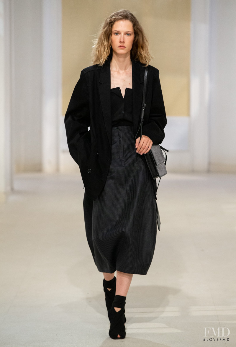 Maria Zakrzewska featured in  the Christophe Lemaire fashion show for Spring/Summer 2020