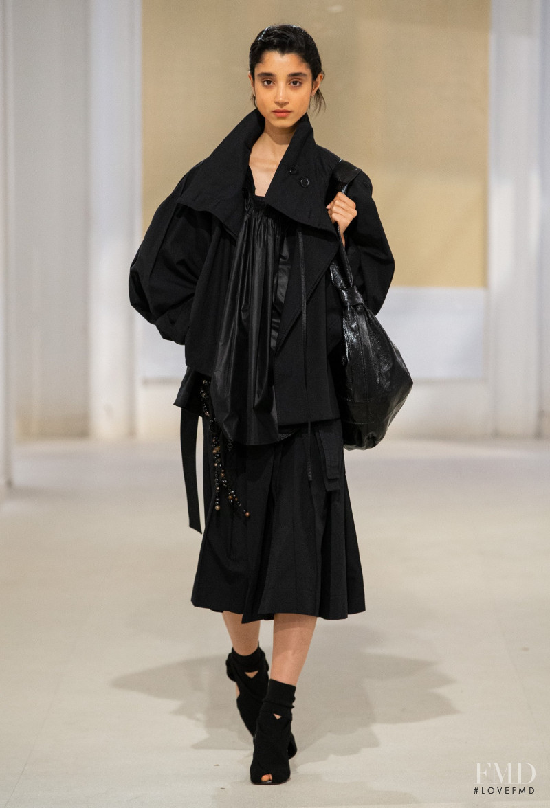 Saana Mirzaie featured in  the Christophe Lemaire fashion show for Spring/Summer 2020