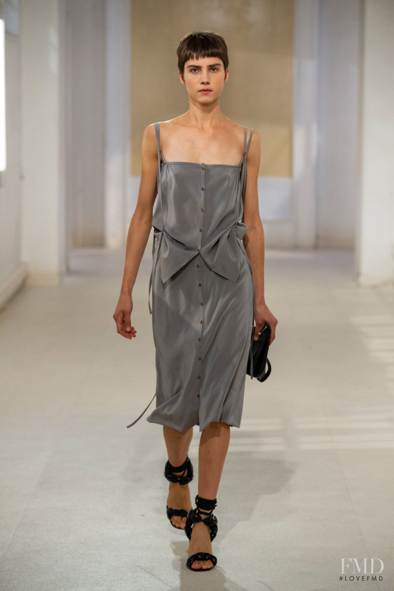 Pilar Boeris featured in  the Christophe Lemaire fashion show for Spring/Summer 2020