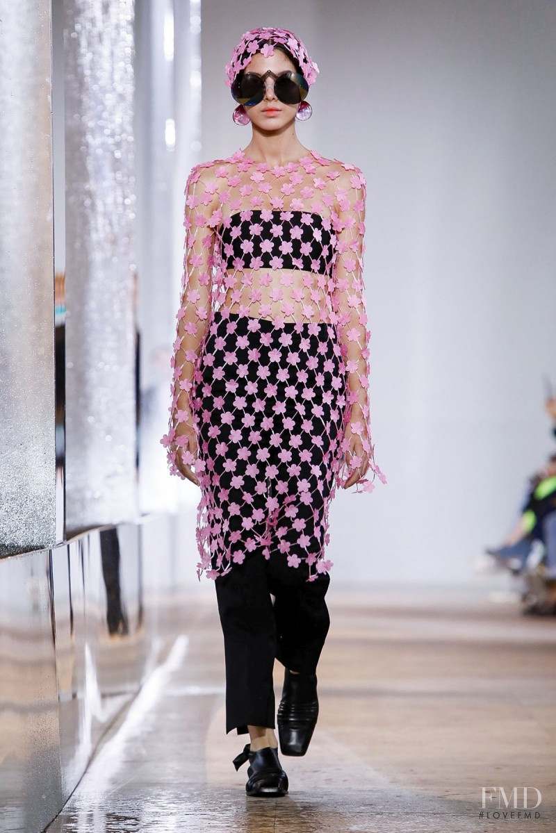 Rawiyaa Madkouri featured in  the Nina Ricci fashion show for Spring/Summer 2020