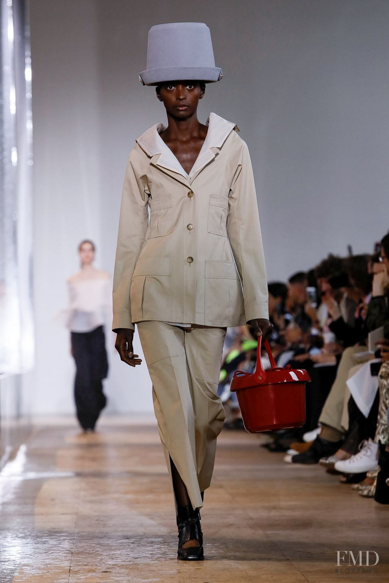 Amira Pinheiro featured in  the Nina Ricci fashion show for Spring/Summer 2020