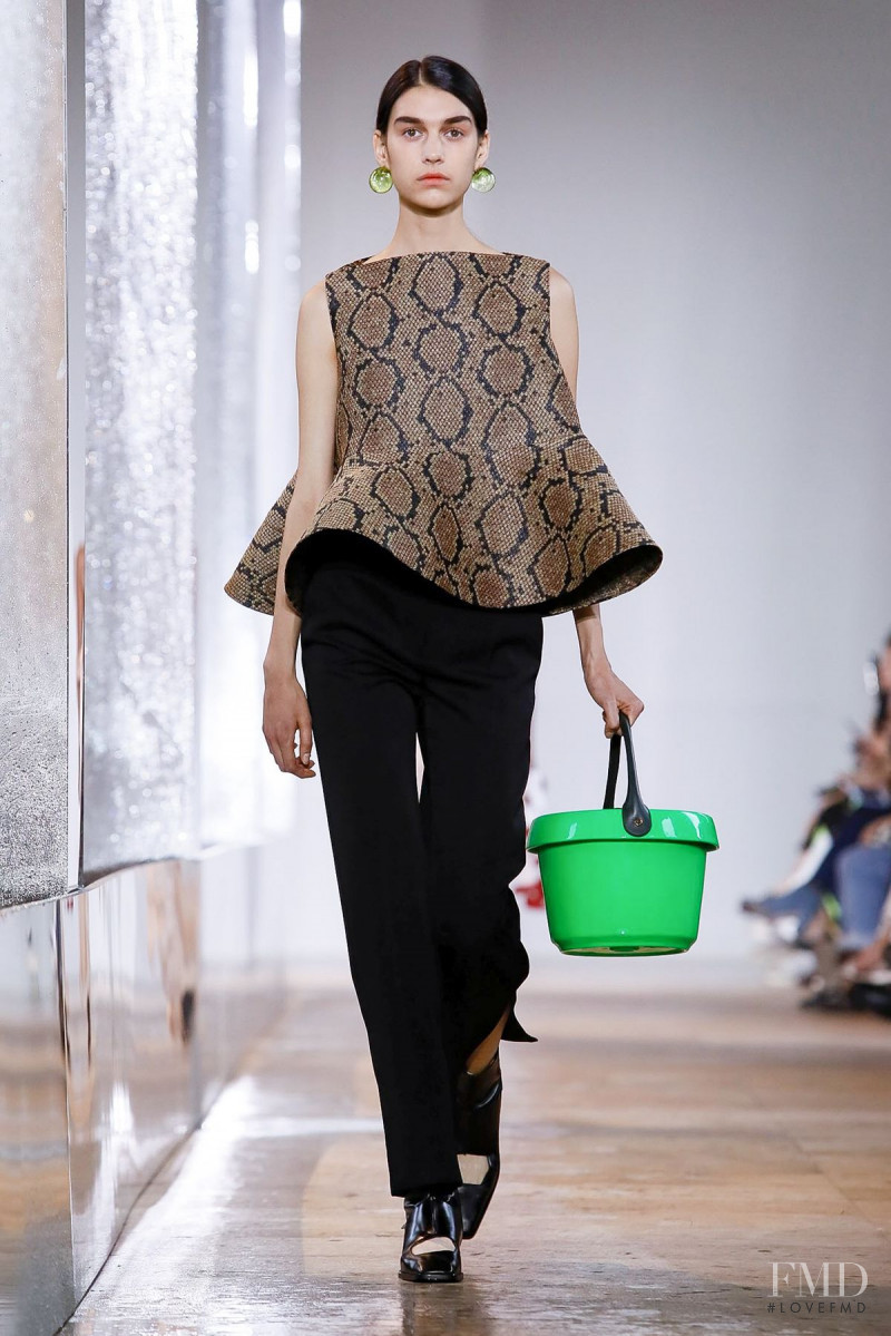 Eugenia Dubinova featured in  the Nina Ricci fashion show for Spring/Summer 2020