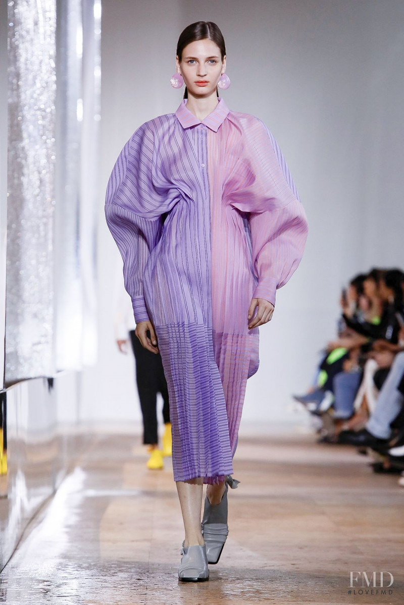Eleonore Ghiuritan featured in  the Nina Ricci fashion show for Spring/Summer 2020