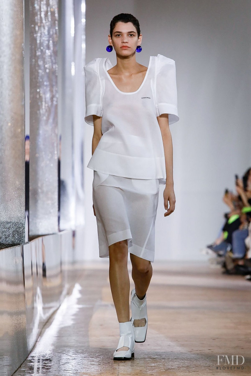 Kerolyn Soares featured in  the Nina Ricci fashion show for Spring/Summer 2020