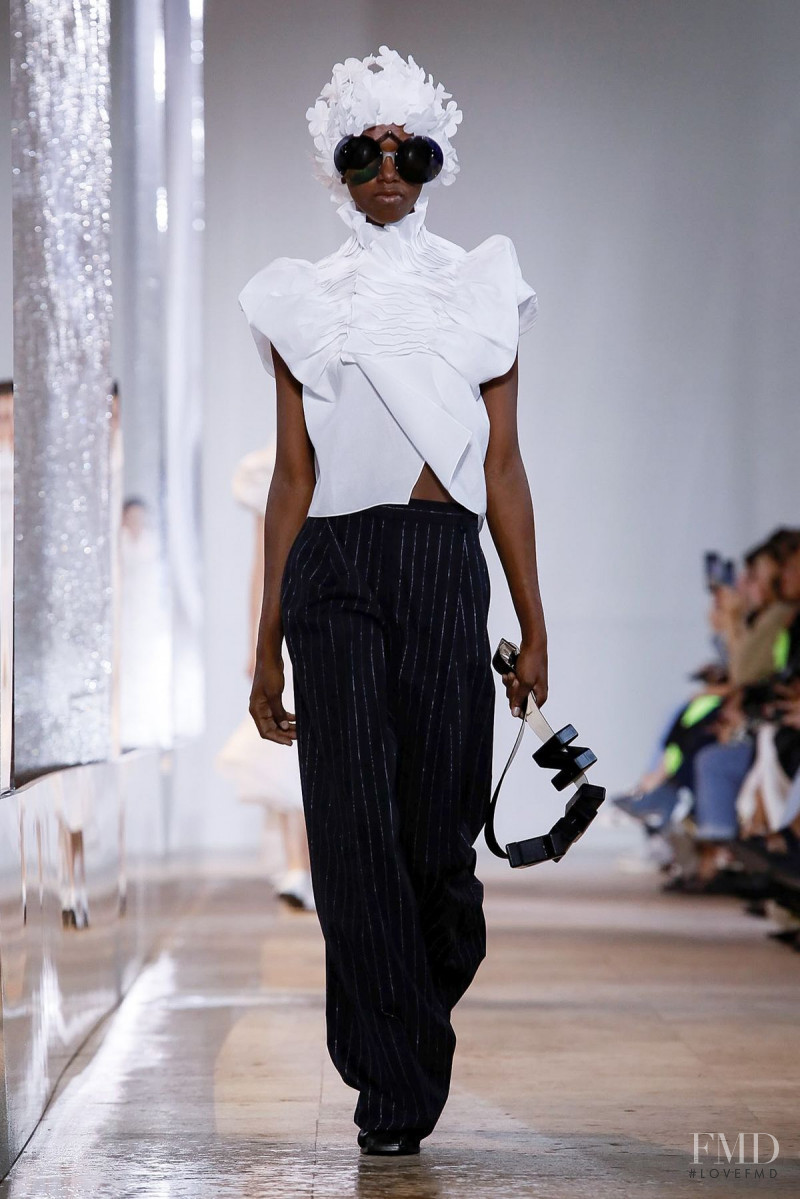 Yorgelis Marte featured in  the Nina Ricci fashion show for Spring/Summer 2020